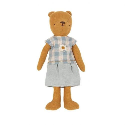 Šaty pro medvídka Maileg Teddy Mum Blue