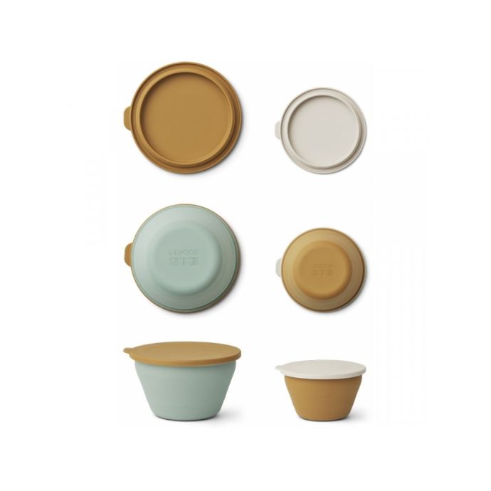 Silikonová skládací miska Dale Golden Caramel - Set 2 ks