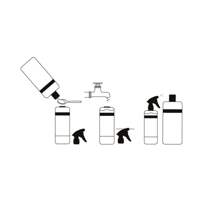 Univerzální čistič Natural 1 l + rozprašovač Cleaning Kit
