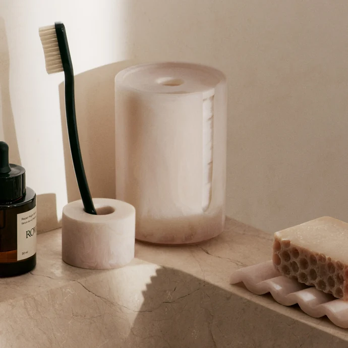 Zásobník na vatové tamponky Mist Pearl
