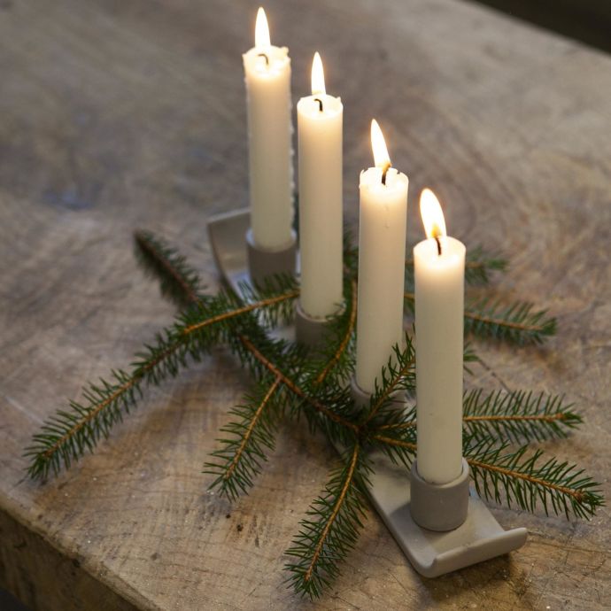 Adventní svícen Nye Grey