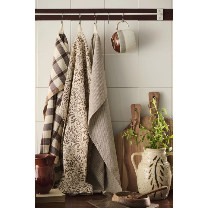 Utěrka Malthe Dark Brown Stripe