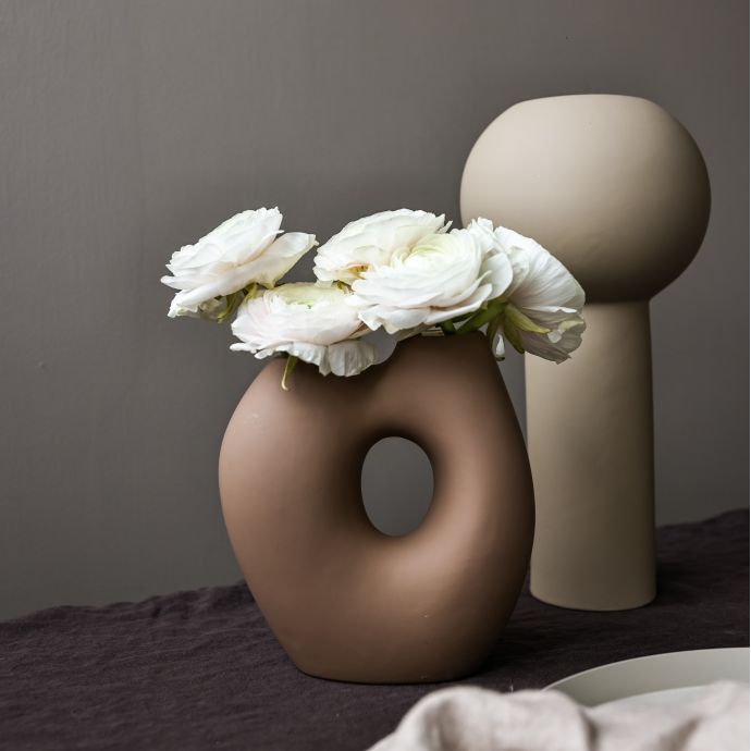 Keramická váza Frodig Hazelnut