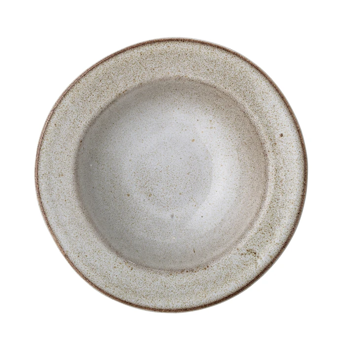 Těstovinový keramický talíř Sandrine Grey