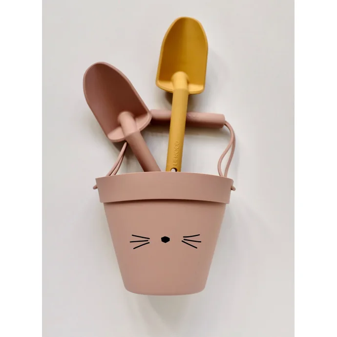 Dětský kyblík Linda Bucket - Cat Dark Rose