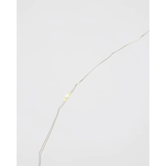 Světelný LED drátek s časovačem Silver - 10 m