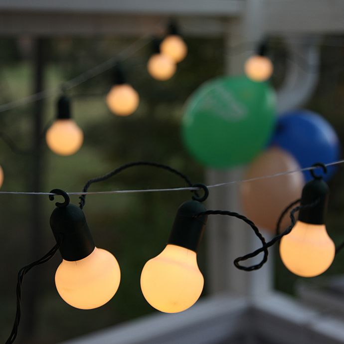 Světelný řetěz 20 LED White Bulbs Hooky