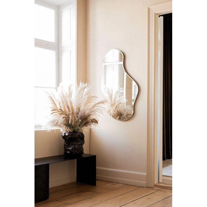 Designové nástěnné zrcadlo Pond Brass - large