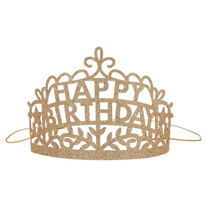 Narozeninová korunka Happy Birthday 8 ks