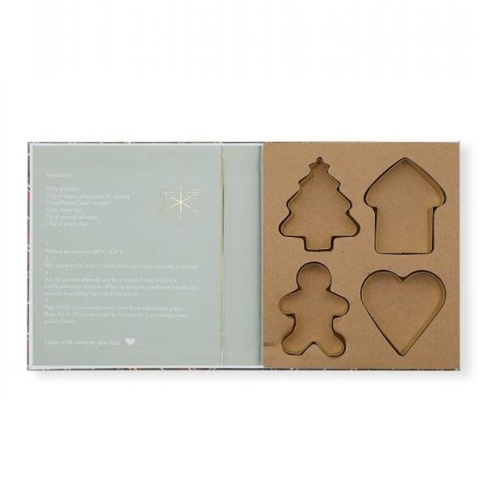 Kovová vykrajovátka Dagmar Deer Green - set 4 ks