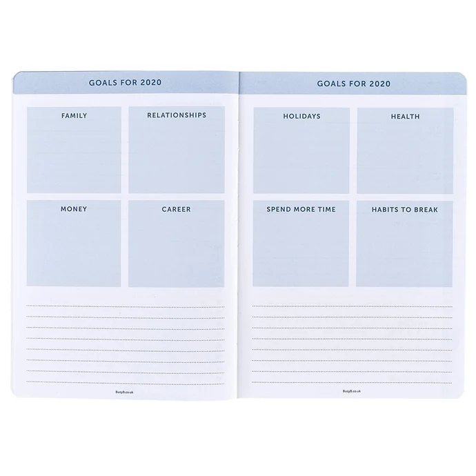 Plánovací diář 2020 Everyday Diary Turquoise