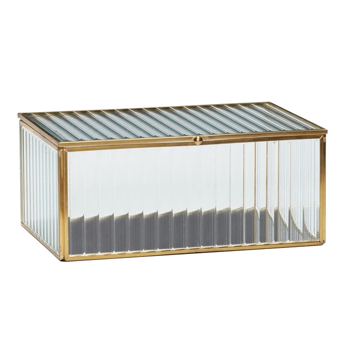 Skleněný matný box Ripple Glass