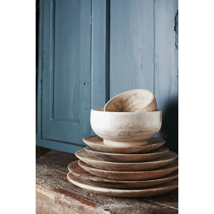 Dřevěný talíř Wood - set 3 ks