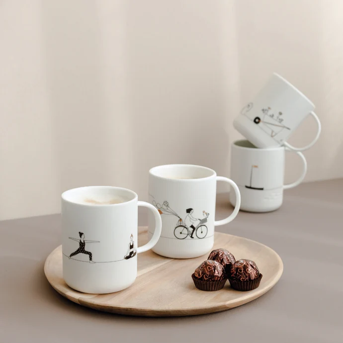 Porcelánový hrnek Yoga 300 ml