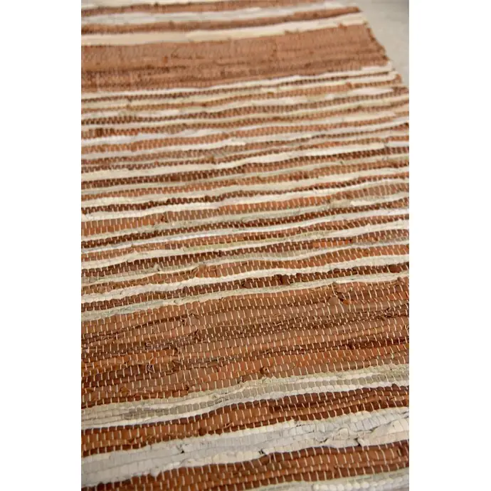 Kožený kobereček Handwoven 60x90cm