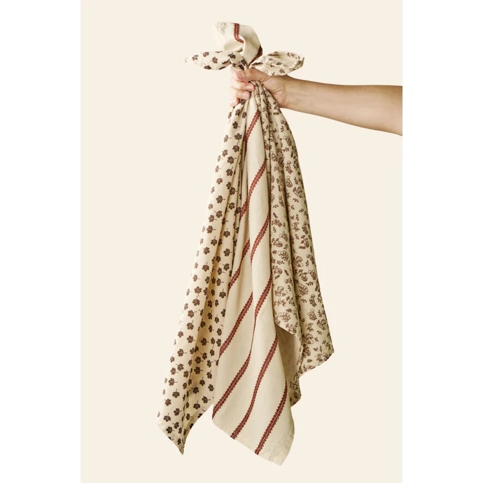 Utěrka Rebecca Rust Woven Stripe