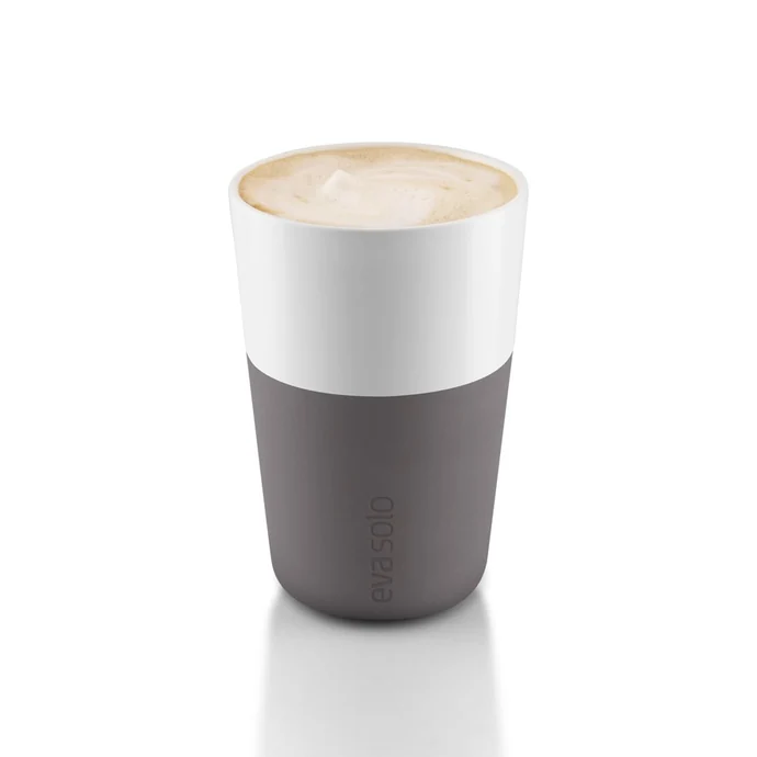 Porcelánový termošálek Cafe Latte Elephant Grey 360 ml - Set 2 ks