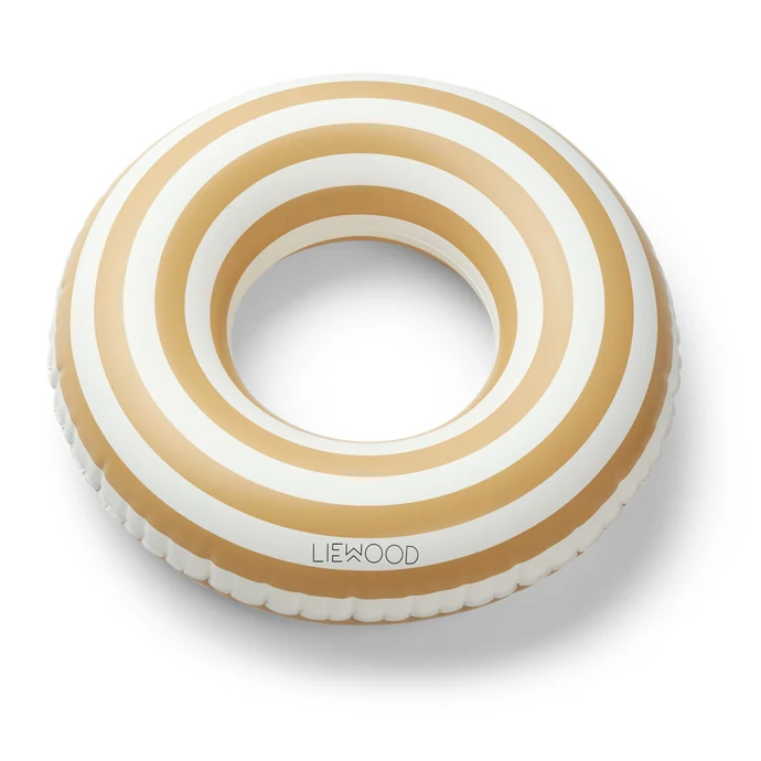 Nafukovací kruh Stripe Yellow - 45cm