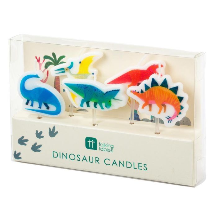 Dortové svíčky Dino Candles 5 ks