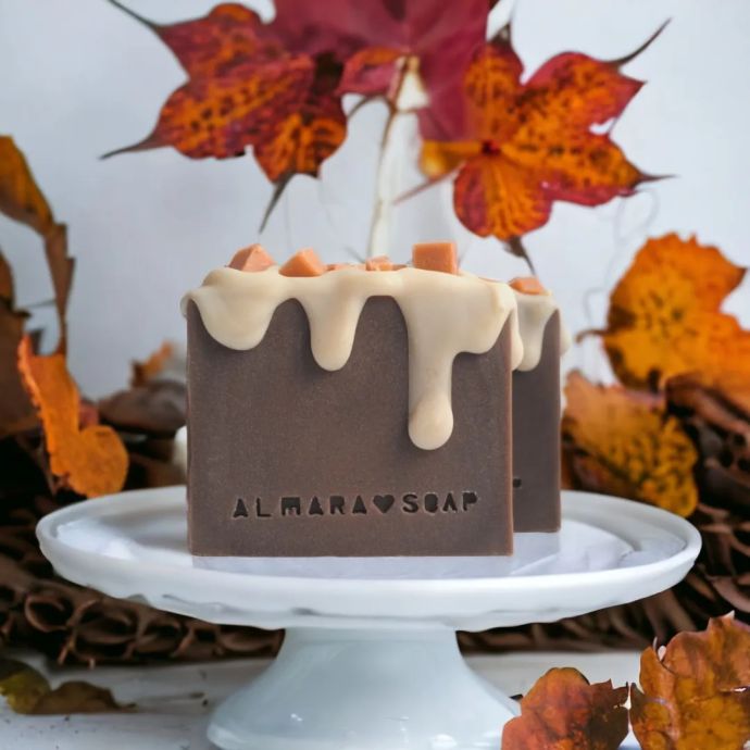 Designové mýdlo Caramel Cupcake
