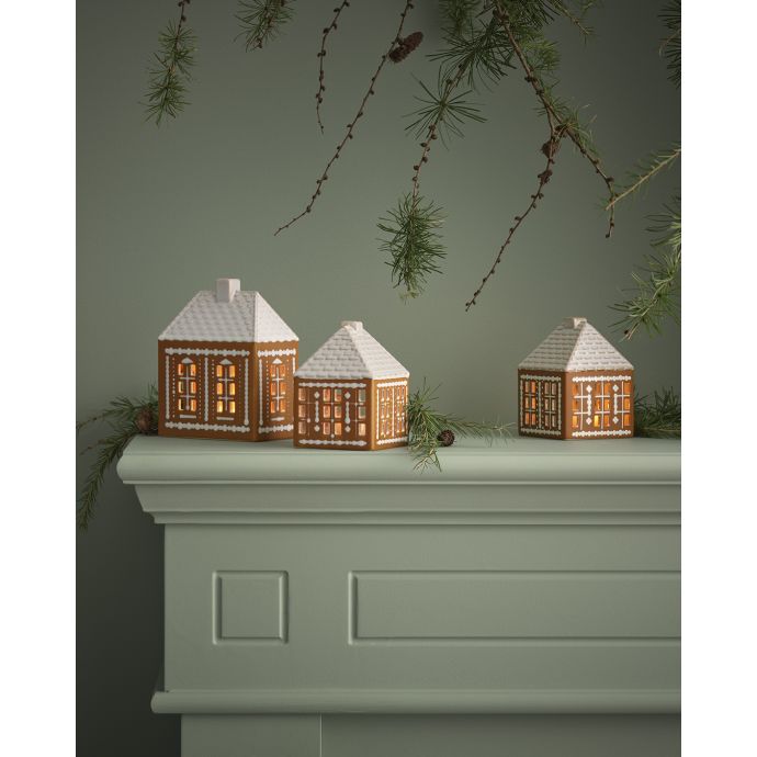 Porcelánový svícen Gingerbread Lighthouse Small