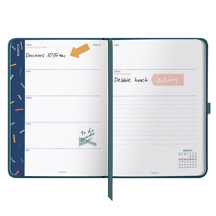 Týdenní diář Perfect Planner Pine 23/24