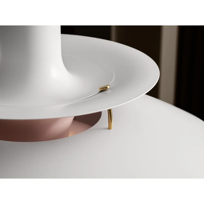 Závěsná lampa PH 5 White/Pale rose – výroční edice
