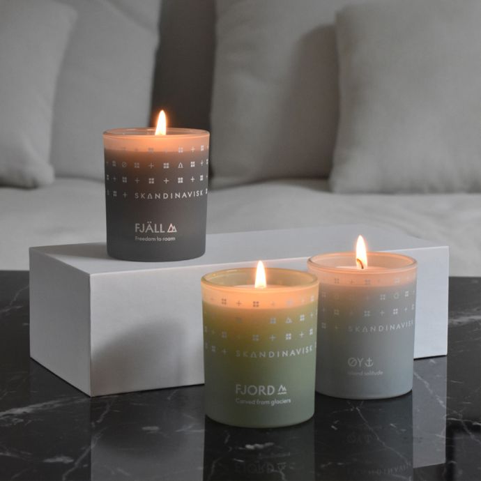 Dárková sada mini svíček Explore - 3x65 g