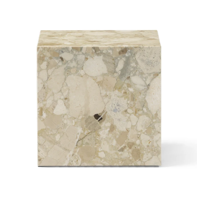 Mramorový stolek Plinth Cubic Sand Kunis Breccia