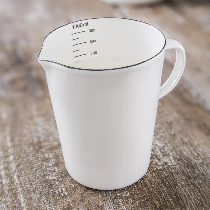 Smaltovaná odměrka 1000ml