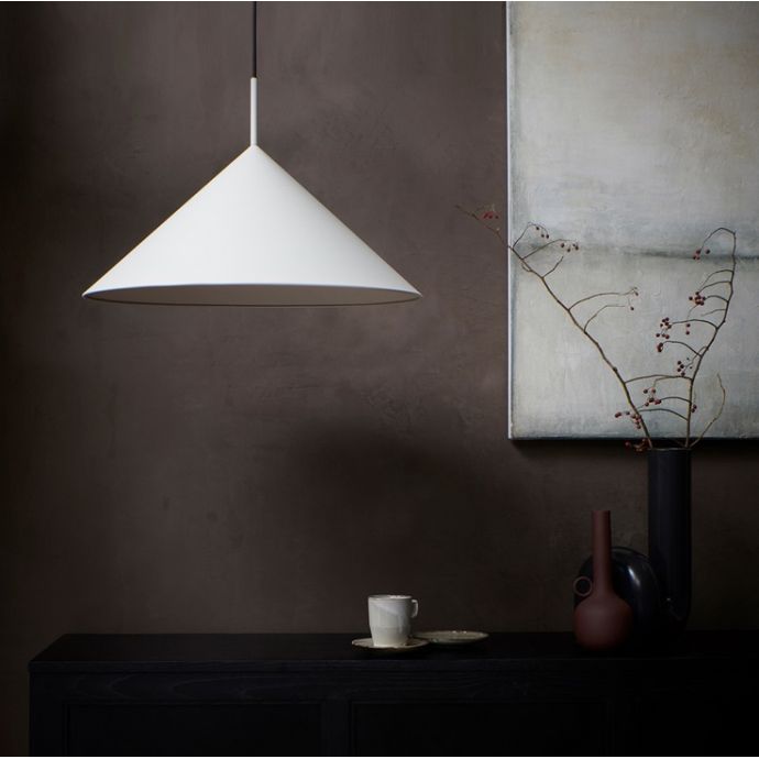 Závěsná lampa Triangle Metal Warm Grey Ø 60cm