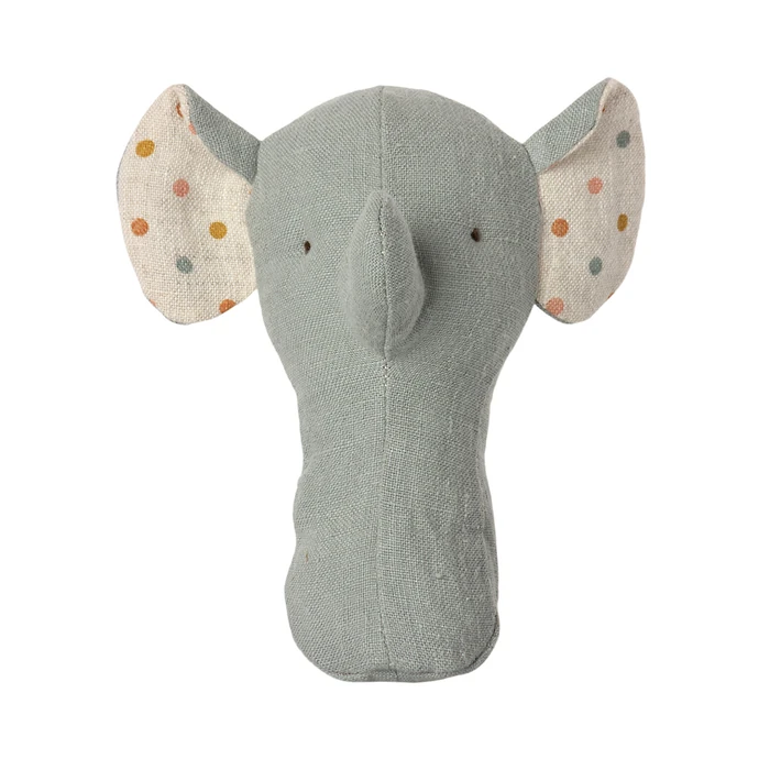 Látkové chrastítko Lullaby Friends Elephant Blue