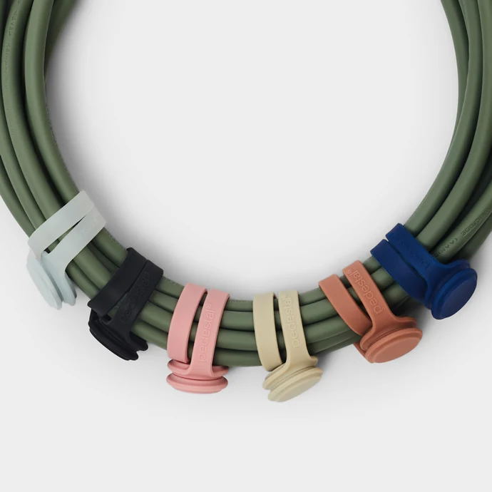 Magnetické pásky na kabel Mossy Green – set 3 ks