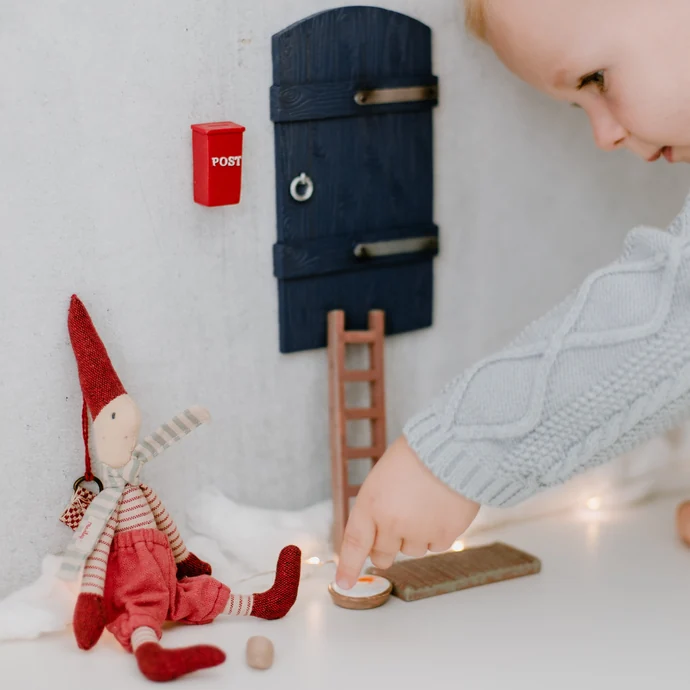 Dekorativní dvířka pro vánoční skřítky Nisse Door Multicolor - set 6 ks