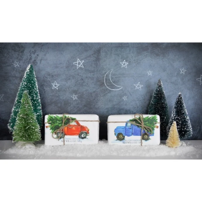 Vánoční mýdlo Blue Truck - Vanilka a koření