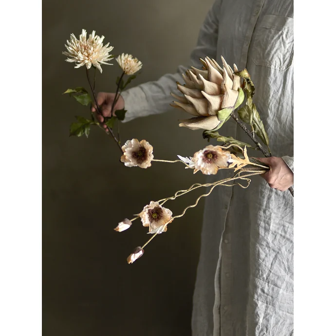 Umělá květina Chrysantemum Nature 80 cm