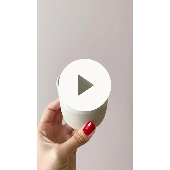 Kameninový hrnek na cappuccino Heart