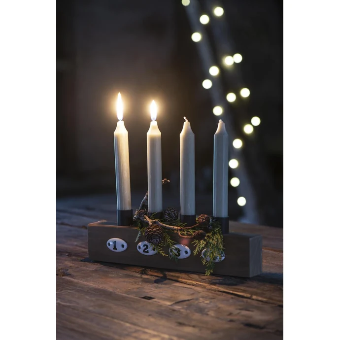Adventní svícen Wood 4 Candles