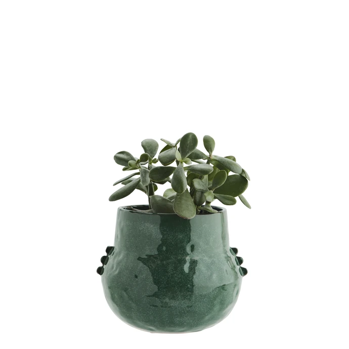 Keramický obal na květiny Dark Green 21 cm