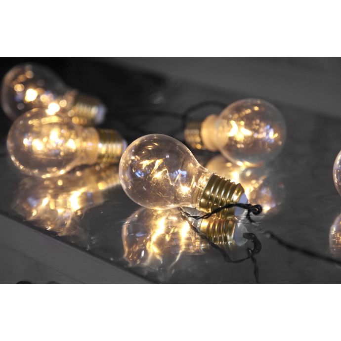 Světelný řetěz s 10 LED žárovkami Glow