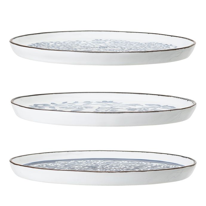Keramický obědový talíř Molly Blue Plate 24 cm