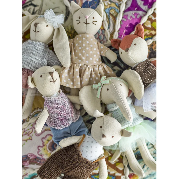 Textilní hračky Animals – set 6 ks