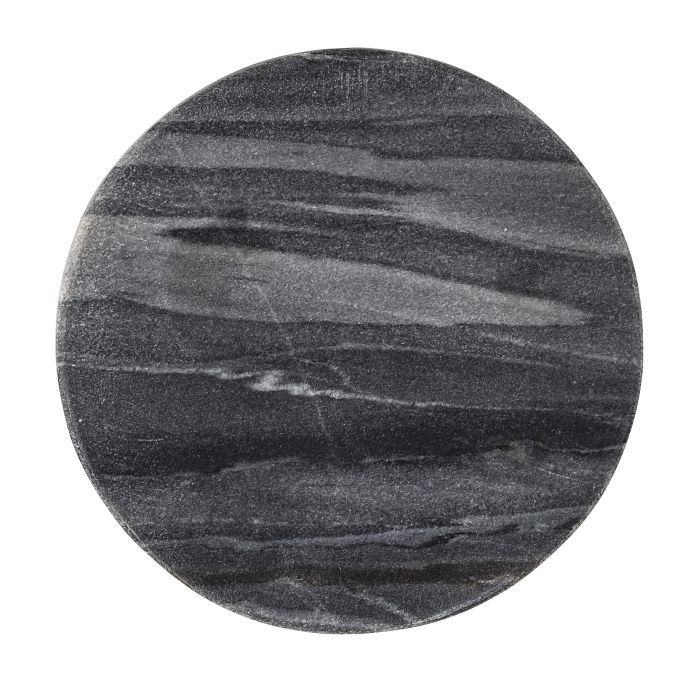 Kulaté podtácky Grey, Marble - set 4 ks
