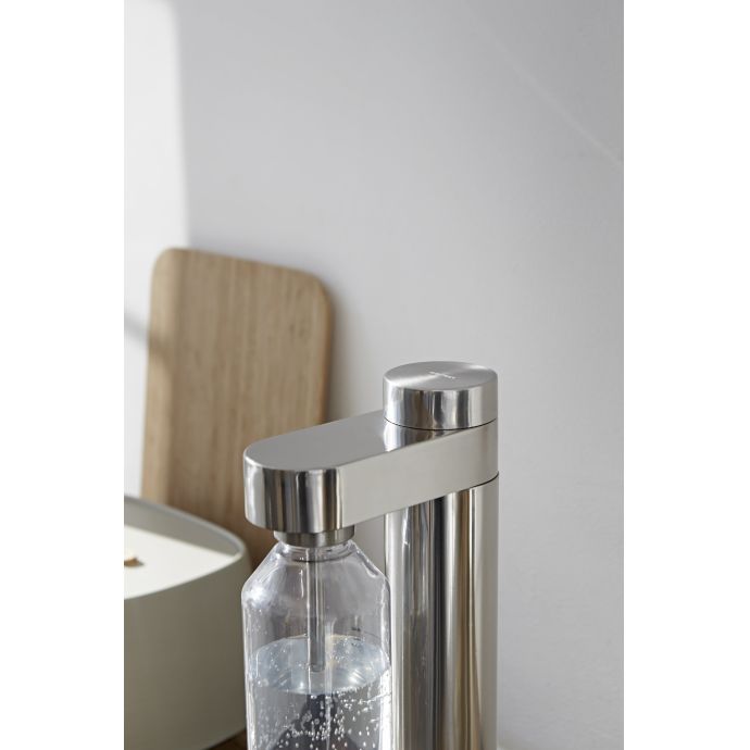 Náhradní lahev k výrobníku perlivé vody Brus Stelton Steel 1,15 l