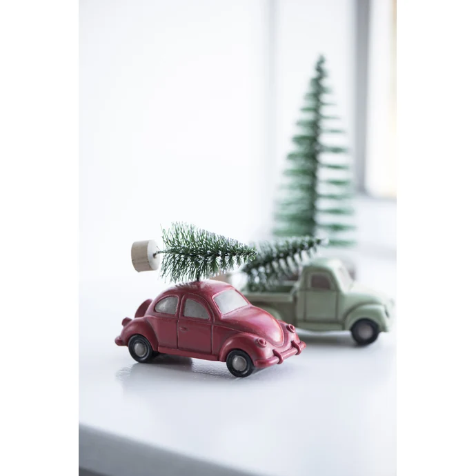 Vánoční dekorativní autíčko se stromkem