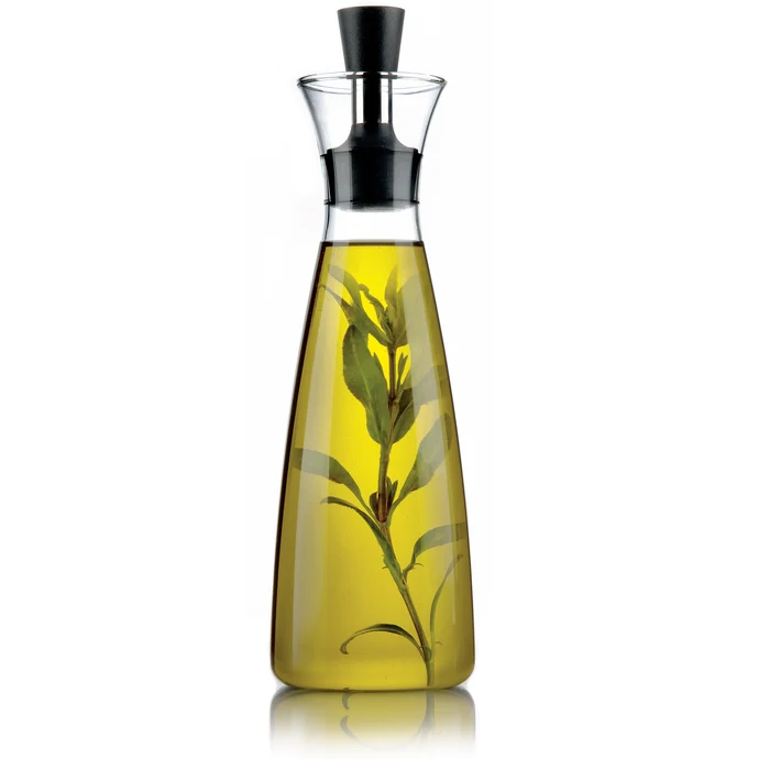 Skleněná lahev na olej/ocet s nálevkou Drip Free 0,5 l
