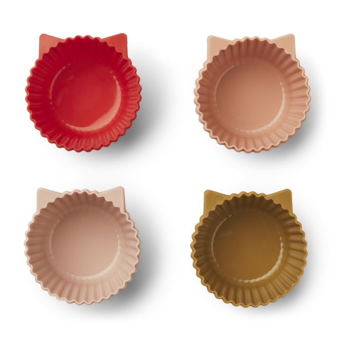 Silikonové formy na muffiny Jerry Rose Multi mix - set 12 ks