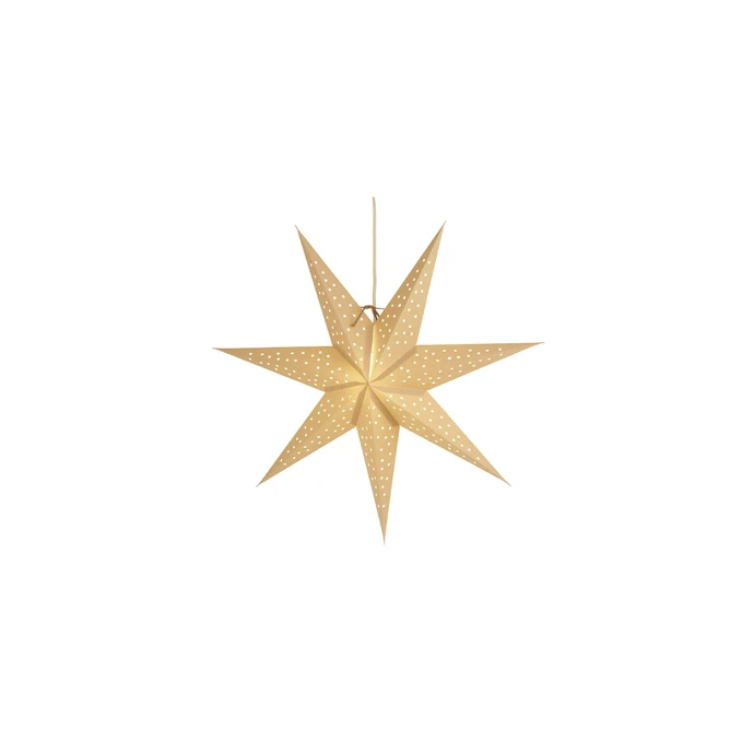 Závěsná svítící hvězda Stella Beige 60 cm