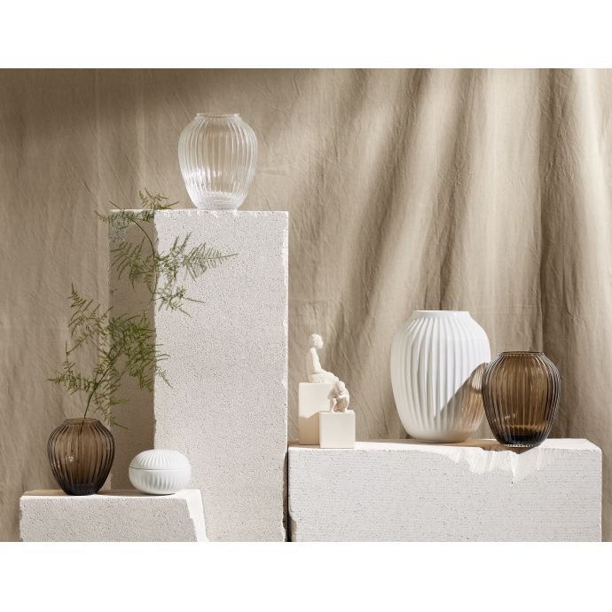 Skleněná váza Hammershøi Walnut 15 cm