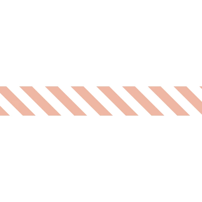 Japonská papírová páska Salmon Pink Stripe